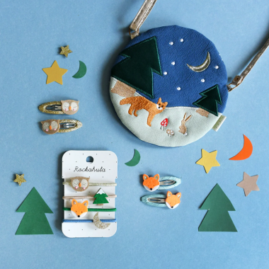 Plaukų gumytės mergaitėms Miško draugai - Aksesuarai mergaitėms