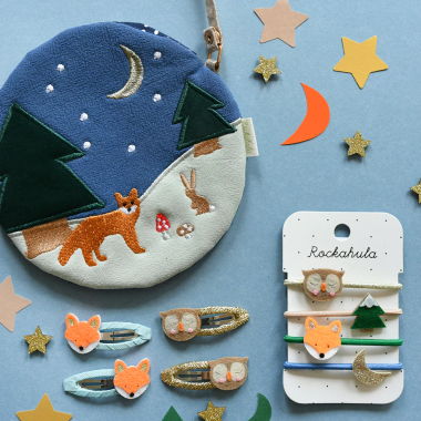 Plaukų gumytės mergaitėms Miško draugai - Aksesuarai mergaitėms