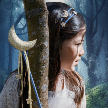 Plaukų lankelis mergaitėms Žvaigždėtas dangus - Papuošalai mergaitėms