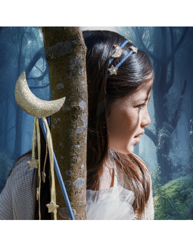 Plaukų lankelis mergaitėms Žvaigždėtas dangus - Papuošalai mergaitėms