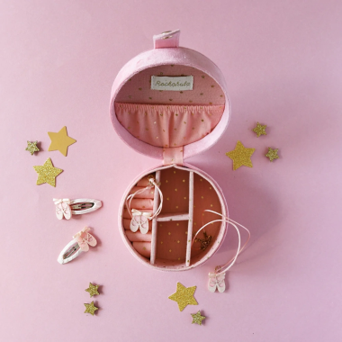 Papuošalų rinkinys mergaitei Balerina kartu su papuošalų dėžute