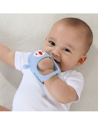 Smily Mia kramtukas kūdikiams Pingvinas - Silikoniniai kramtukai kūdikiams