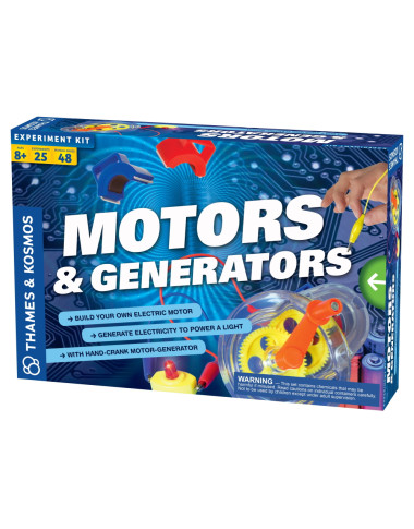 KOSMOS mokslinis rinkinys Varikliai ir generatoriai - Moksliniai rinkiniai vaikams