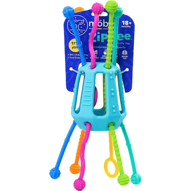 Möbi sensorinis žaislas Zippee - Sensoriniai žaislai vaikams Möbi sensorinis žaislas Zippee - Sensoriniai žaislai vaikams