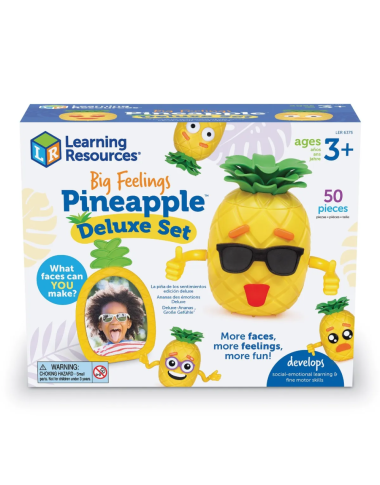 Emocijų ananasas - Lavinamieji žaislai vaikams nuo 3 metų