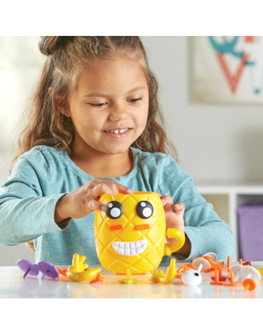 Emocijų ananasas - Lavinamieji žaislai vaikams nuo 3 metų