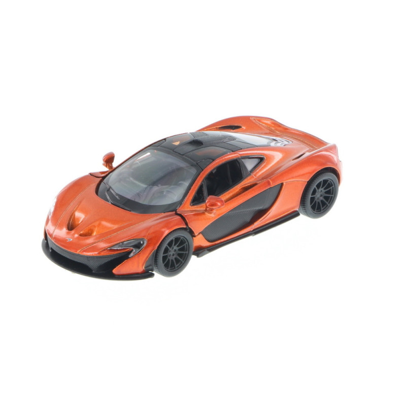 Kinsmart modeliukas McLaren P1, oranžinis - Mašinų modeliukai vaikams