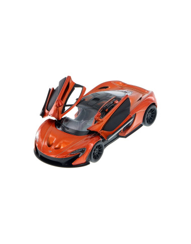 Kinsmart modeliukas McLaren P1, oranžinis - Mašinų modeliukai vaikams