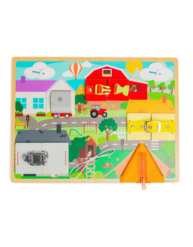 Bigjigs veiklos lenta - Mediniai lavinamieji žaislai