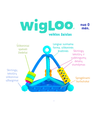 Möbi lavinamasis žaislas kūdikiams Wigloo - Lavinamieji žaislai kūdikiams