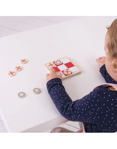 Bigjigs magnetinis žaidimas Kryžiukai-nuliukai - Žaidimai vaikams nuo 3 metų