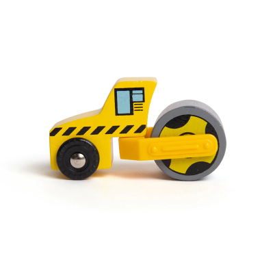 Bigjigs medinių mašinėlių rinkinys (9 vnt.) - Mediniai traukiniai vaikams