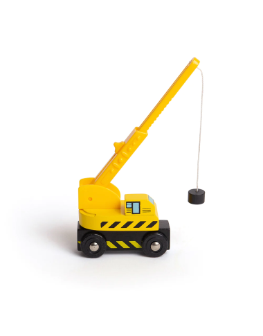 Bigjigs medinių mašinėlių rinkinys (9 vnt.) - Mediniai traukiniai vaikams