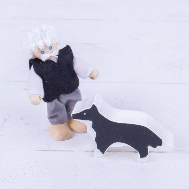 Bigjigs medinės šeimos figūrėlės - Lėlių namai