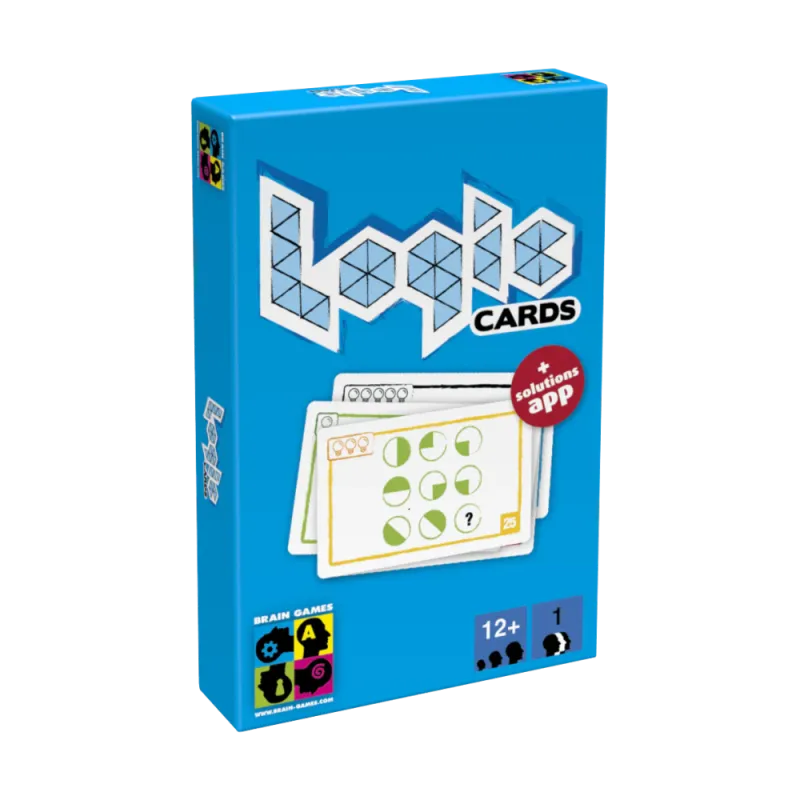 Loginės kortelės Logic Cards Blue - Loginiai žaidimai vaikams nuo 12 metų