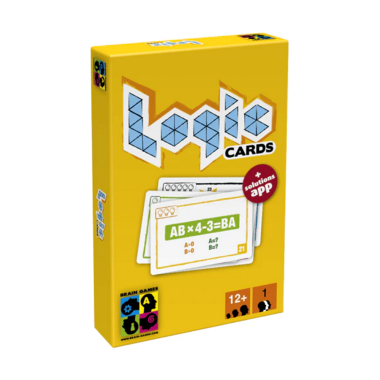 Loginės kortelės Logic Cards Yellow - Loginiai žaidimai vaikams nuo 12 metų