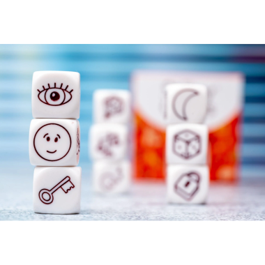 Pasakojimų žaidimas Rory's Story Cubes - Žaidimai vaikams nuo 6 metų