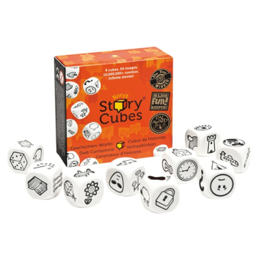 Pasakojimų žaidimas Rory's Story Cubes - Žaidimai vaikams nuo 6 metų