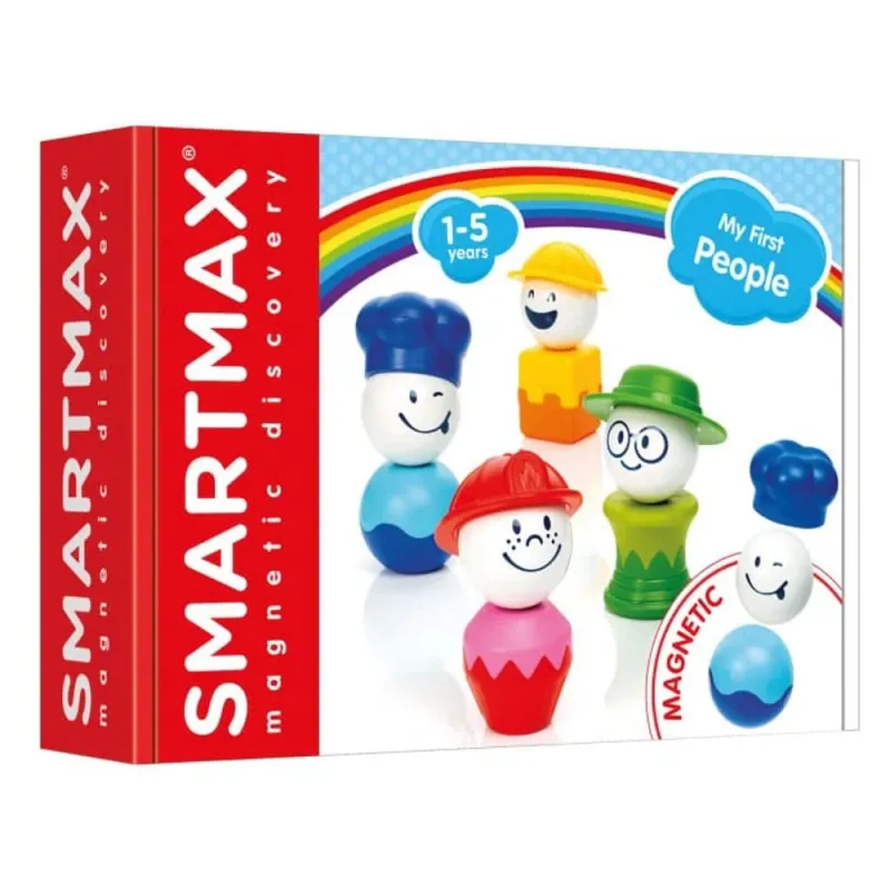 SmartMax magnetinės kaladėlės My First People -  Lavinamieji žaislai vaikams nuo 1 metų