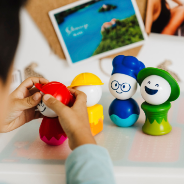 SmartMax magnetinės kaladėlės My First People -  Lavinamieji žaislai vaikams nuo 1 metų