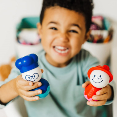 SmartMax magnetinės kaladėlės My First People -  Lavinamieji žaislai vaikams nuo 1 metų