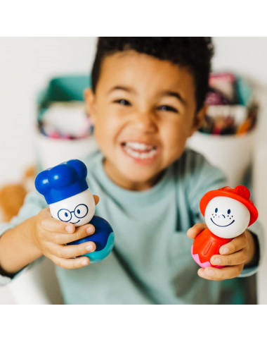 SmartMax magnetinės kaladėlės My First People -  Lavinamieji žaislai vaikams nuo 1 metų