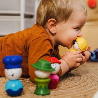 SmartMax magnetinės kaladėlės My First People -  Lavinamieji žaislai vaikams nuo 1 metų