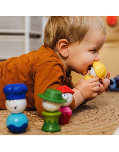 SmartMax magnetinės kaladėlės My First People -  Lavinamieji žaislai vaikams nuo 1 metų