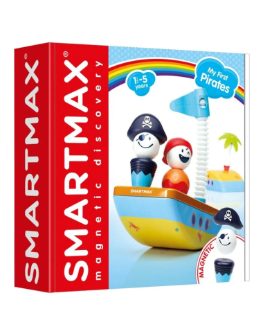 SmartMax magnetinės kaladėlės My First Pirates -  Lavinamieji žaislai vaikams nuo 1 metų