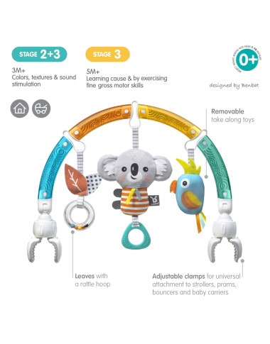BenBat veiklos lankas vežimėliui - Lavinamieji žaislai kūdikiams