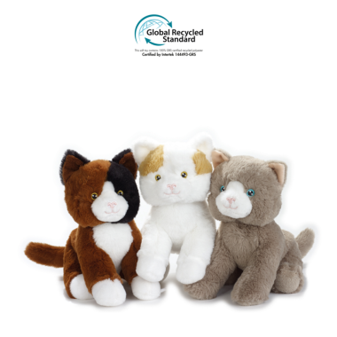 Pliušinis žaislas Pilkas kačiukas - Minkšti žaislai vaikams