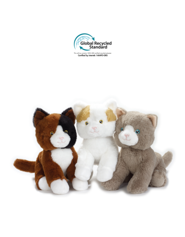 Pliušinis žaislas Pilkas kačiukas - Minkšti žaislai vaikams