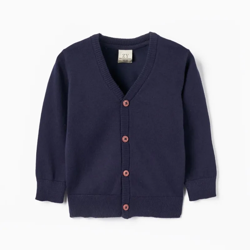 ZIPPY mėlynas užsegamas megztukas - Apranga vaikams ZIPPY mėlynas užsegamas megztukas - Apranga vaikams