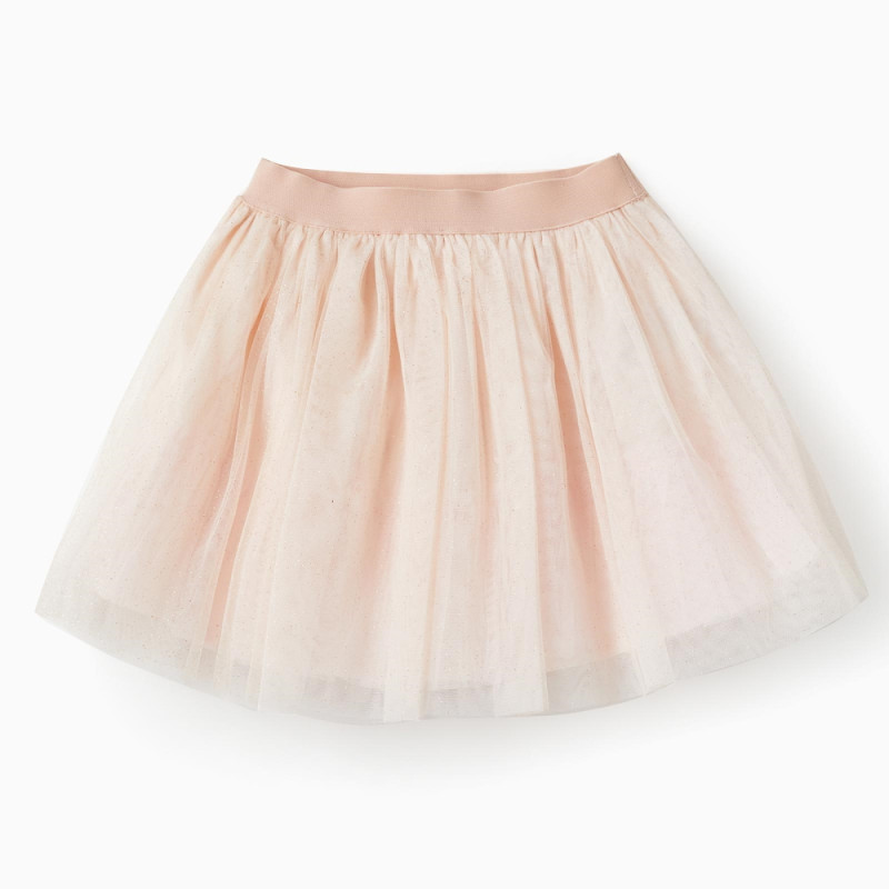 ZIPPY tiulinis blizgus rausvas sijonas - Apranga vaikams