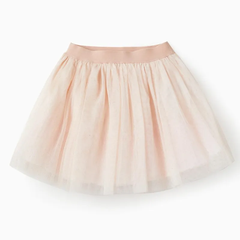 ZIPPY tiulinis blizgus rausvas sijonas - Apranga vaikams