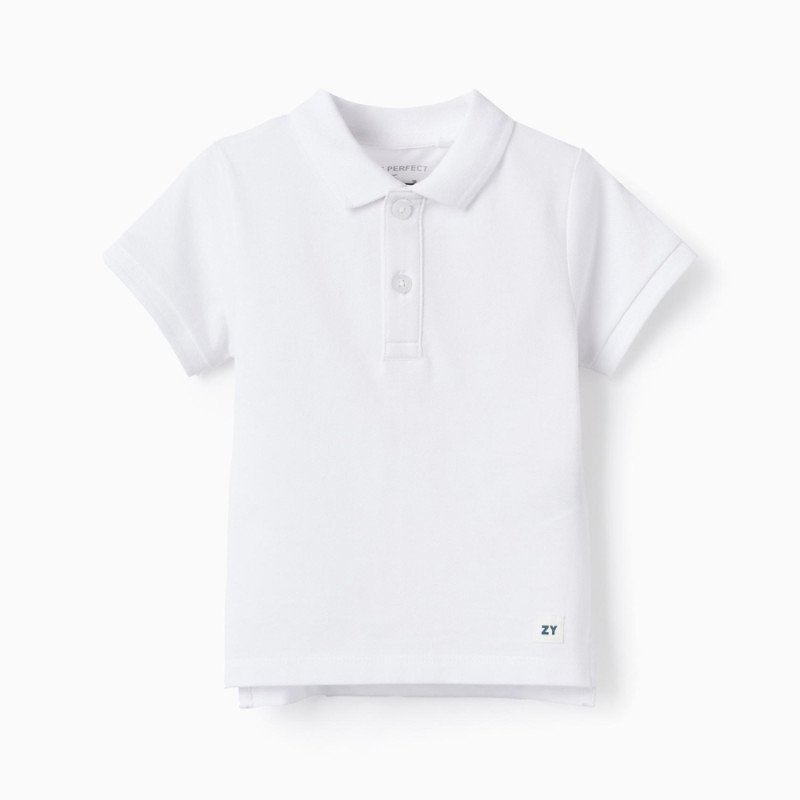 ZIPPY balti polo marškinėliai - Apranga vaikams
