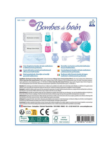 Kūrybinis-mokslinis rinkinys Vonios burbulai - Kūrybiniai rinkiniai mergaitėms nuo 8 metų