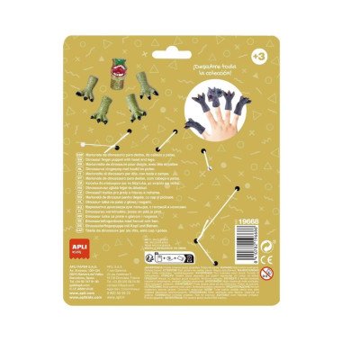 Apli pirštukų lėlės Dinozauras T-Rex - Žaislai vaikams