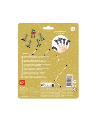 Apli pirštukų lėlės Dinozauras T-Rex - Žaislai vaikams