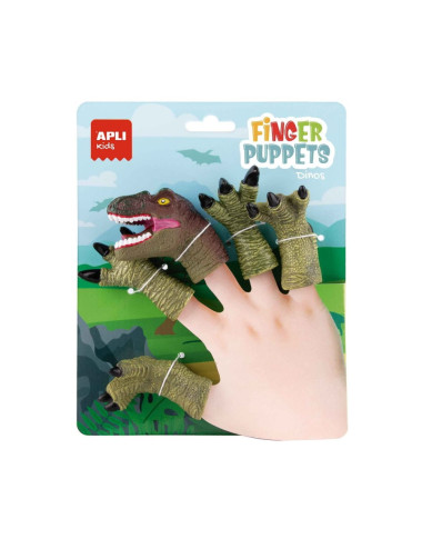 Apli pirštukų lėlės Dinozauras T-Rex - Žaislai vaikams