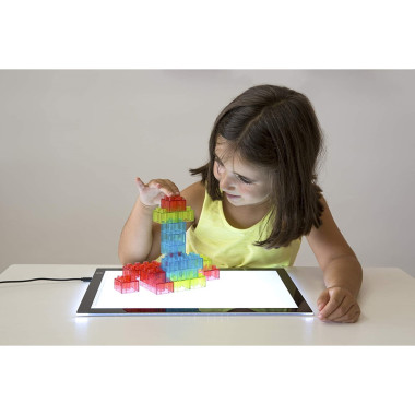 Miniland skaidrios kaladėlės (55 el.) - Lavinamieji žaislai vaikams nuo 2 metų