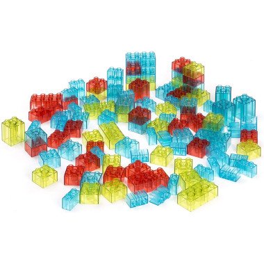 Miniland skaidrios kaladėlės (55 el.) - Lavinamieji žaislai vaikams nuo 2 metų