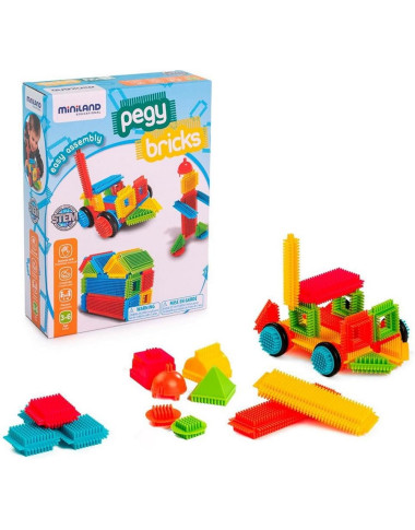 Adatėlių konstruktorius (36 el.) - Lavinamieji žaislai vaikams nuo 3 metų
