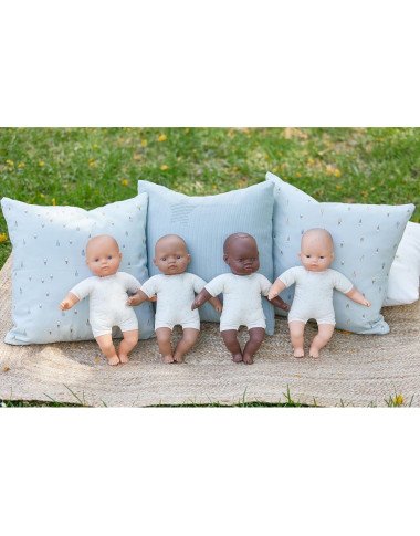 Miniland lėlė kūdikis minkštu kūneliu (32 cm) - Lėlės vaikams Miniland lėlė kūdikis minkštu kūneliu (32 cm) - Lėlės vaikams