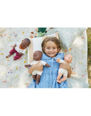 Miniland lėlė kūdikis minkštu kūneliu (32 cm) - Lėlės vaikams Miniland lėlė kūdikis minkštu kūneliu (32 cm) - Lėlės vaikams