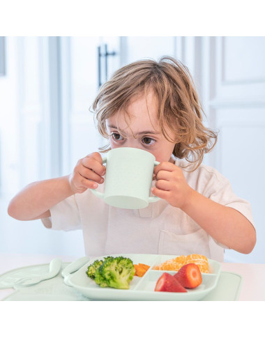 Miniland puodelis su rankenomis - Prekės vaikams