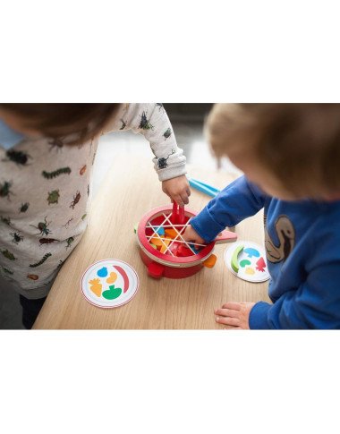 BS Toys žaidimas Match the Veggie - Stalo žaidimai vaikams nuo 4 metų