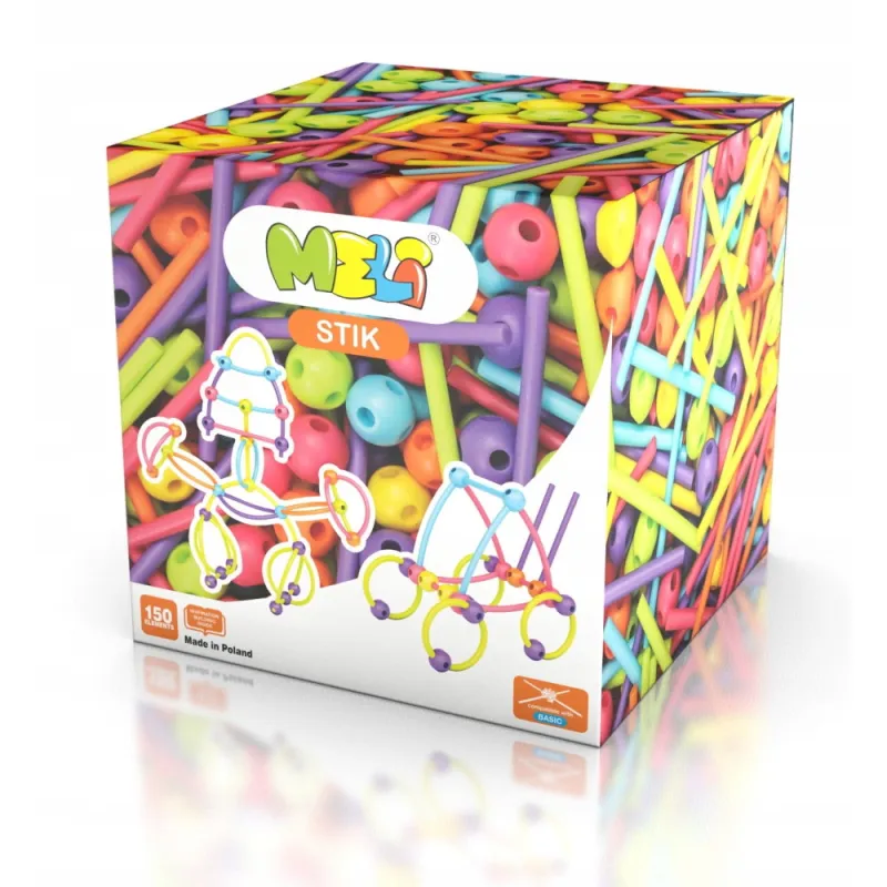 Meli Stik konstruktorius (300 el.) - Konstruktoriai vaikams