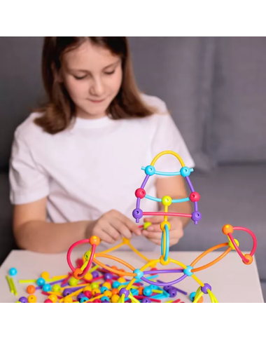 Meli Stik Edu konstruktorius (1200 el.) - Konstruktoriai darželiams