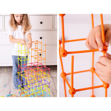 Meli Stik Edu konstruktorius (1200 el.) - Konstruktoriai darželiams